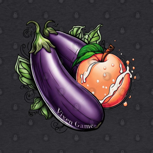 Peach and eggplants by Vixen Games